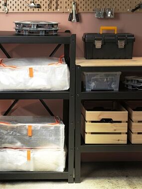 2 BUNDLE - Storage Bag Home Storage Parkla Storage Bags Garage Closet Bed